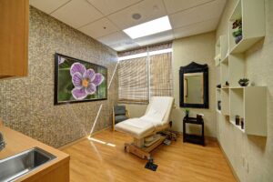 North Scottsdale medical treatment room designed and renovated toenhance patient experience. interior design transformations