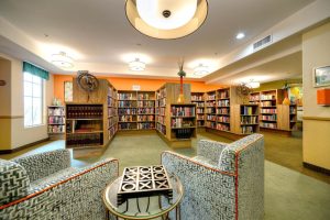 A Bright and Cheerful Library for Lifelong Learning and Community. interior design transformations